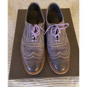 ALLEN EDMONDS Mens Neumok blue Size 12 Wingtip